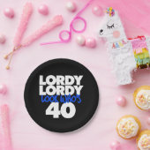Lordy Lordy look, der 40 ist Pappteller (Party)