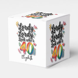 Lordy Lordy Look Who’s 40 Birthday Party Geschenkschachtel