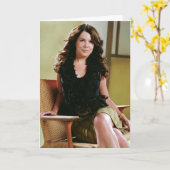 Lorelai Gilmore Portrait Karte (Gelbe Blume)