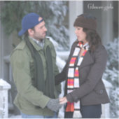 Lorelai & Luke Holding Hand in Hand Aufkleber (Vorderseite)