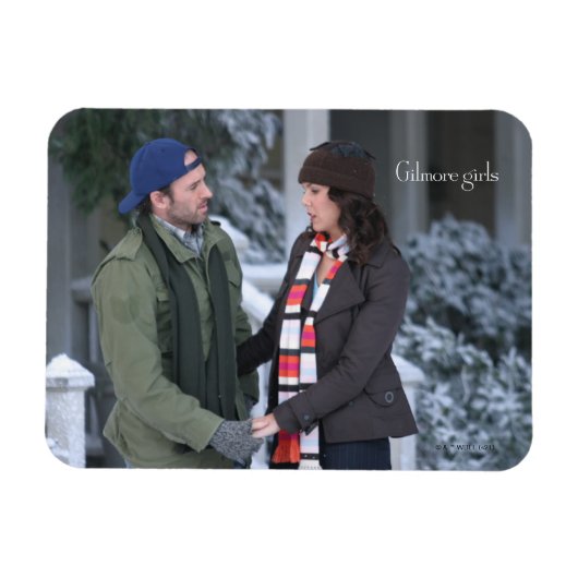 Lorelai & Luke Holding Hand in Hand Magnet (Horizontal)
