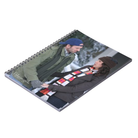 Lorelai & Luke Holding Hand in Hand Notizblock (Linke Seite)