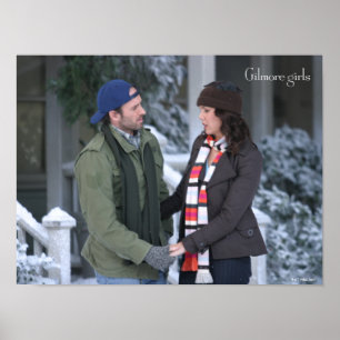 Lorelai & Luke Holding Hand in Hand Poster