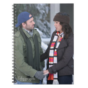 Lorelai & Luke Holding Hands in the Snow Notizblock