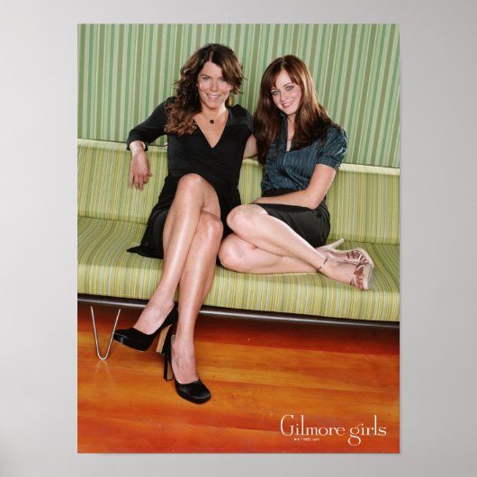 Lorelai & Rory Auf Couchportrait sitzen Poster (Vorne)