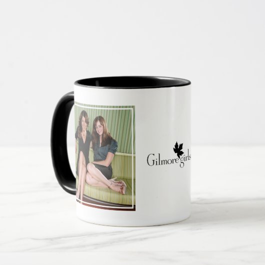 Lorelai & Rory Auf Couchportrait sitzen Tasse (Vorderseite Links)