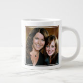 Lorelai & Rory Nah-Up-Portrait Jumbo-Tasse (Rechts)