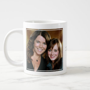 Lorelai & Rory Nah-Up-Portrait Jumbo-Tasse