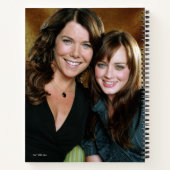 Lorelai & Rory Nah-Up-Portrait Notizblock (Rückseite)