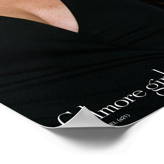 Lorelai & Rory Nah-Up-Portrait Poster (Ecke)