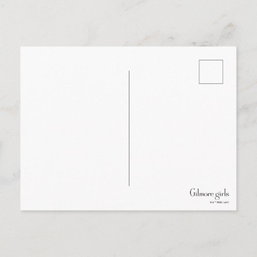 Lorelai & Rory Nah-Up-Portrait Postkarte (Rückseite)