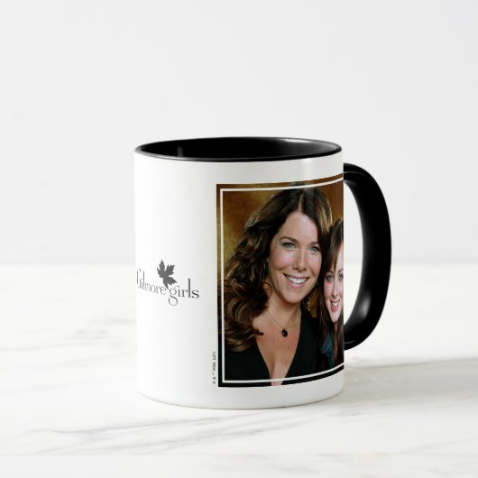 Lorelai & Rory Nah-Up-Portrait Tasse (VorderseiteRechts)
