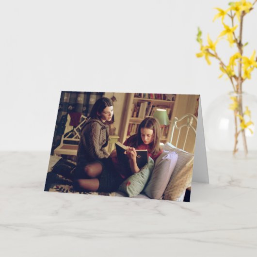 Lorelai und Rory Sitzen im Zimmer Karte (Gelbe Blume)