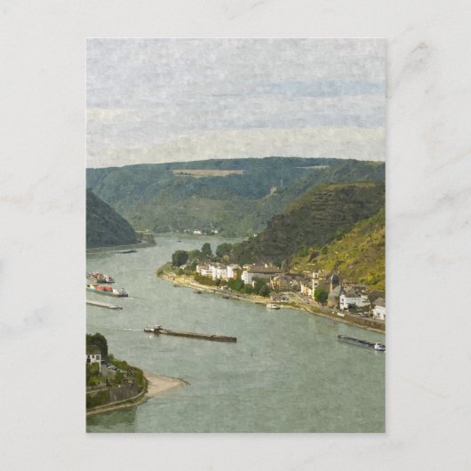 Lorelei Postkarte (Vorderseite)