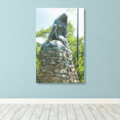 Lorelei-Statue Leinwanddruck (Insitu (Holzboden))