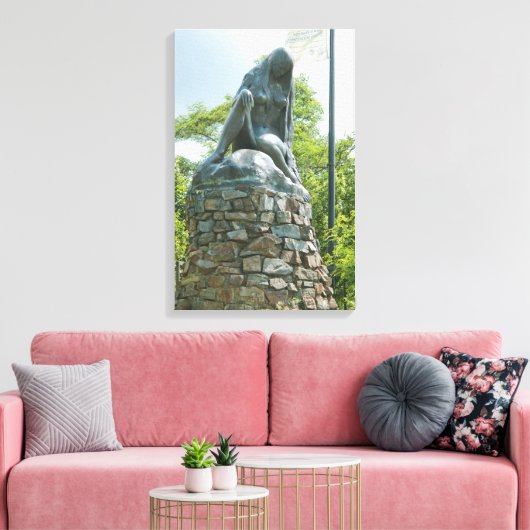 Lorelei-Statue Leinwanddruck (Insitu (Wohnzimmer))