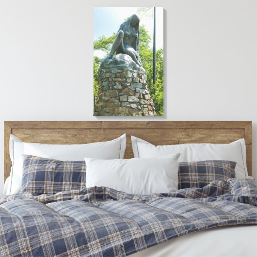 Lorelei-Statue Leinwanddruck (Insitu (Schlafzimmer))