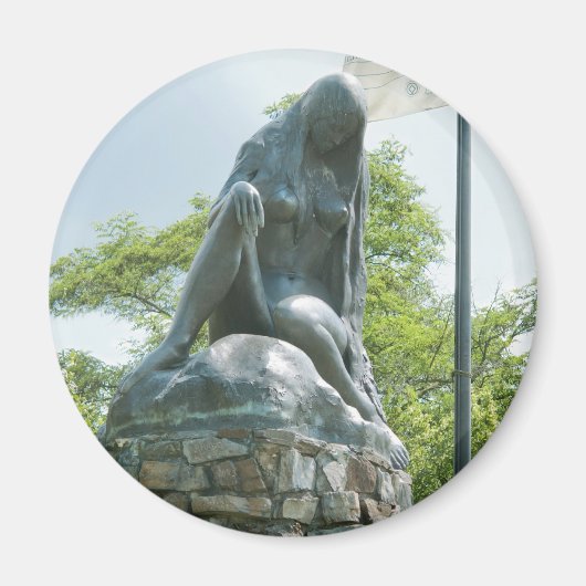 Lorelei-Statue Magnet (Vorne)