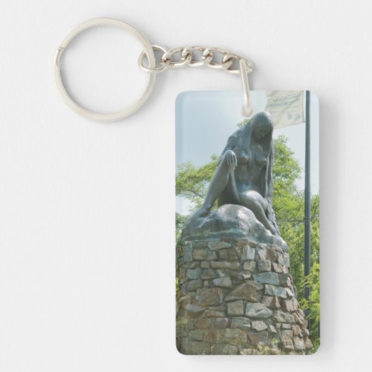 Lorelei-Statue Schlüsselanhänger (Vorderseite)