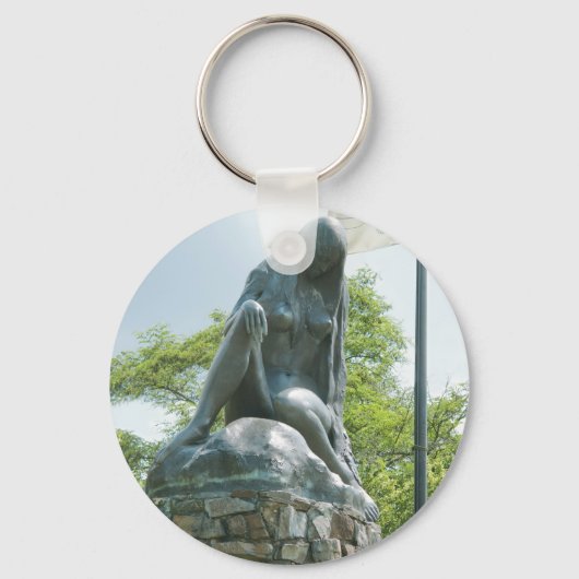 Lorelei-Statue Schlüsselanhänger (Vorderseite)