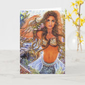Lorelei von Lisa Iris Greeting Card Karte (Gelbe Blume)