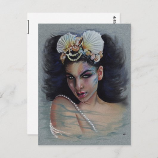 Loreley Mermaid Postcard Postkarte (Vorne/Hinten)