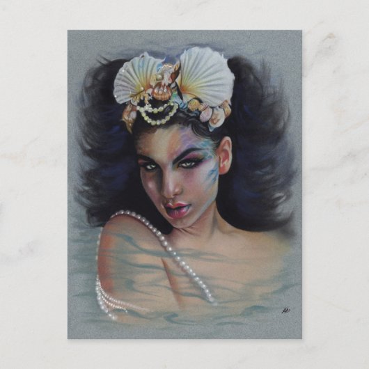 Loreley Mermaid Postcard Postkarte (Vorderseite)