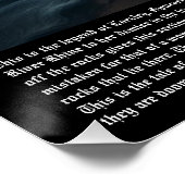 Loreley Poster (Ecke)