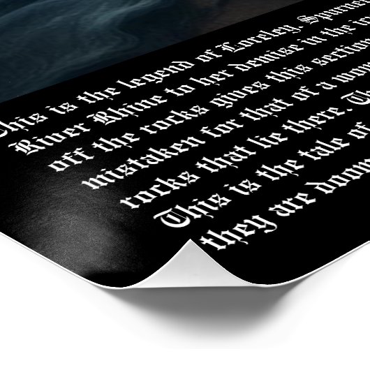 Loreley Poster (Ecke)