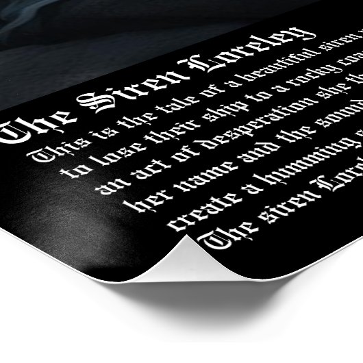 Loreley Poster (Ecke)