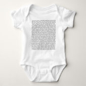 lorem ipsum Blindtext dummy text Baby Strampler (Vorderseite)