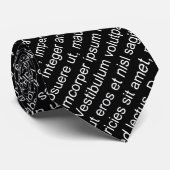 lorem ipsum Blindtext dummy text Krawatte (Gerollt)