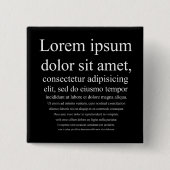 Lorem Ipsum Button (Vorderseite)