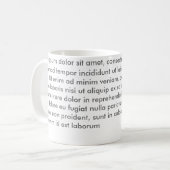 Lorem ipsum Dolor sitzen amet Tasse (Vorderseite Links)