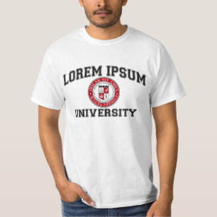 Lorem Ipsum HochschulUni-Schüler-blinder Latein T-Shirt