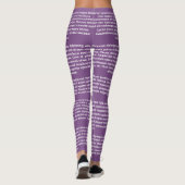 Lorem Ipsum Leggings (Rückseite)