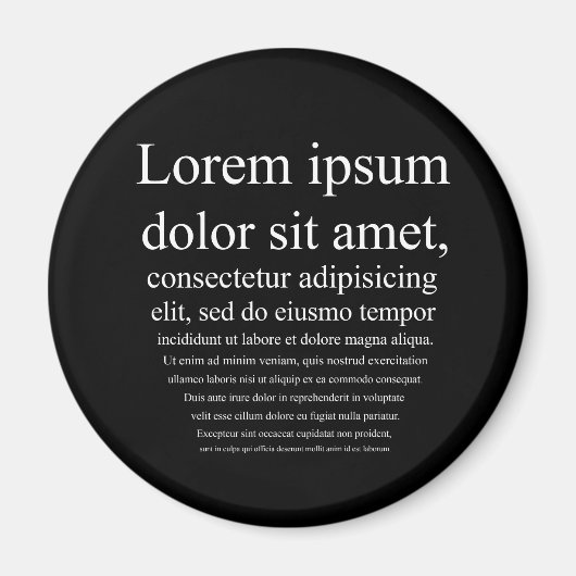 Lorem Ipsum Magnet (Vorne)