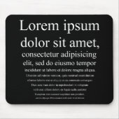 Lorem Ipsum Mousepad (Vorne)