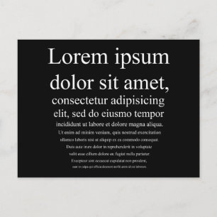 Lorem Ipsum Postkarte