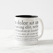 Lorem Ipsum Tasse (VorderseiteRechts)