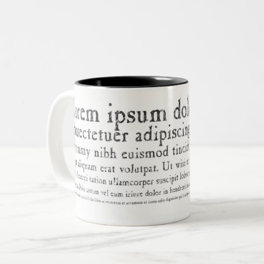 Lorem Ipsum Tasse (Vorderseite Links)