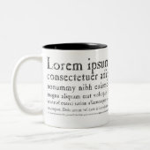 Lorem Ipsum Tasse (Links)