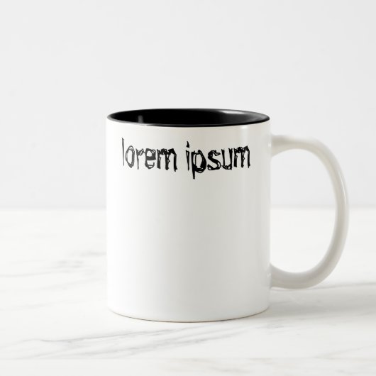 Lorem ipsum zweifarbige tasse (Rechts)