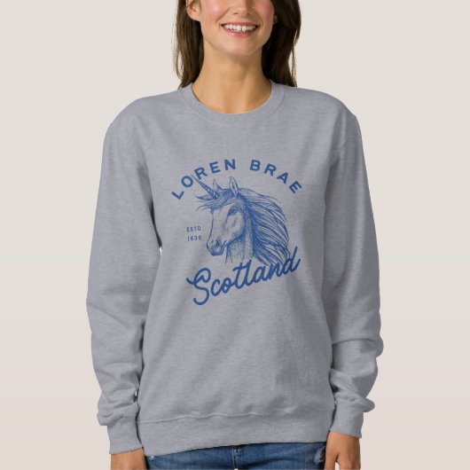 Loren Brae Unicorn Sweatshirt (Vorderseite)