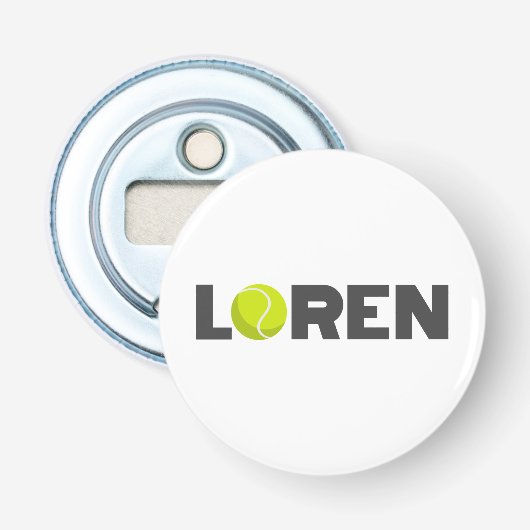 Loren Tennis Flaschenöffner (Vorderseite)