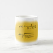 Lorentz Kontraktion Kaffeetasse (Mittel)