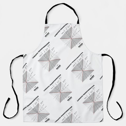 Lorentz Transformation in Physik Schürze (Vorderseite)