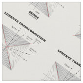 Lorentz Umwandlung innerhalb der Physik Stoff (Nahaufnahme)