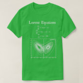 Lorenz Equation Butterfly Effect Chaos Theory Vint T-Shirt (Design vorne)