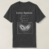 Lorenz Equation Butterfly Effect Chaos Theory Vint T-Shirt (Design vorne)